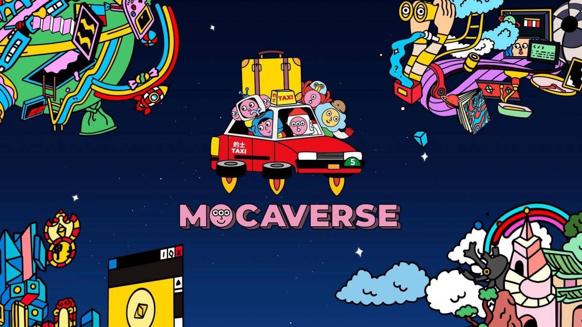 Mocaverse by Animoca Brands showing characters on spaceships