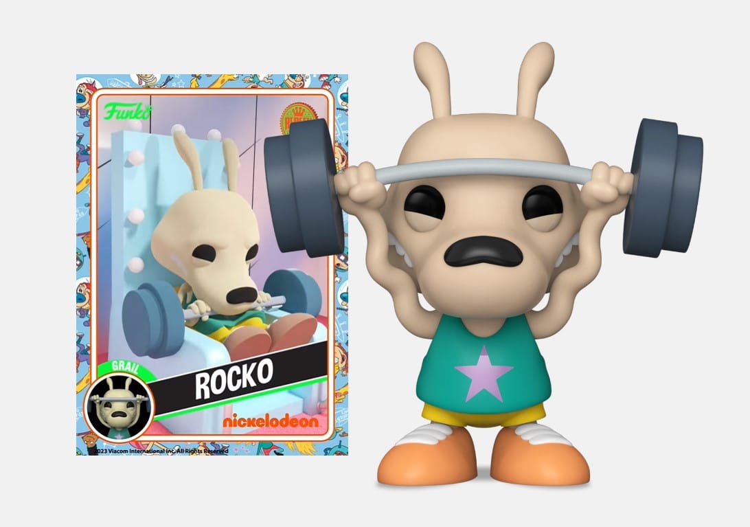 Funko x Nickelodeon digital collectibles feature Nickelodeon classic like Rocco.