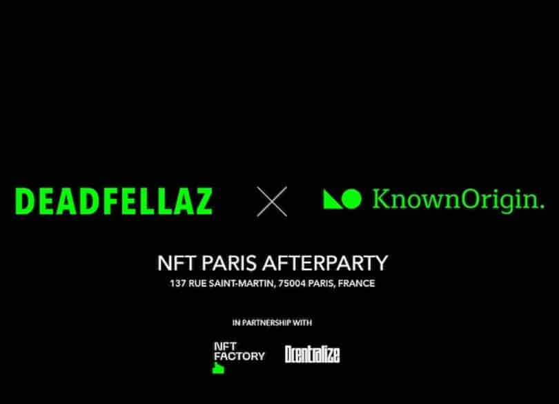 poster of deadfellax x known origin party