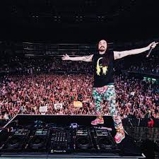 Steve Aoki DJing