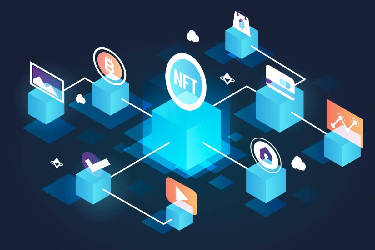 abstract image of NFT and crypto trading