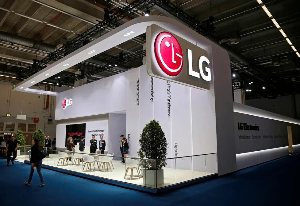 A picture of a pop-up LG Electronics store