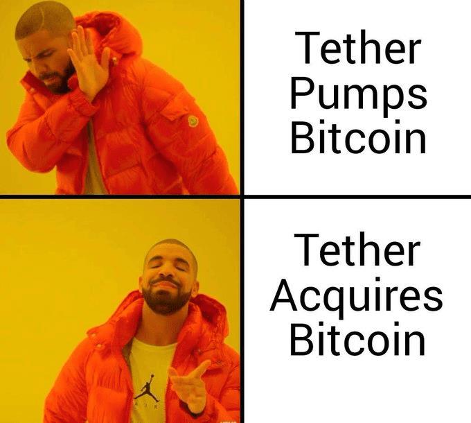 Crypto Memes: Tether Buys Bitcoin