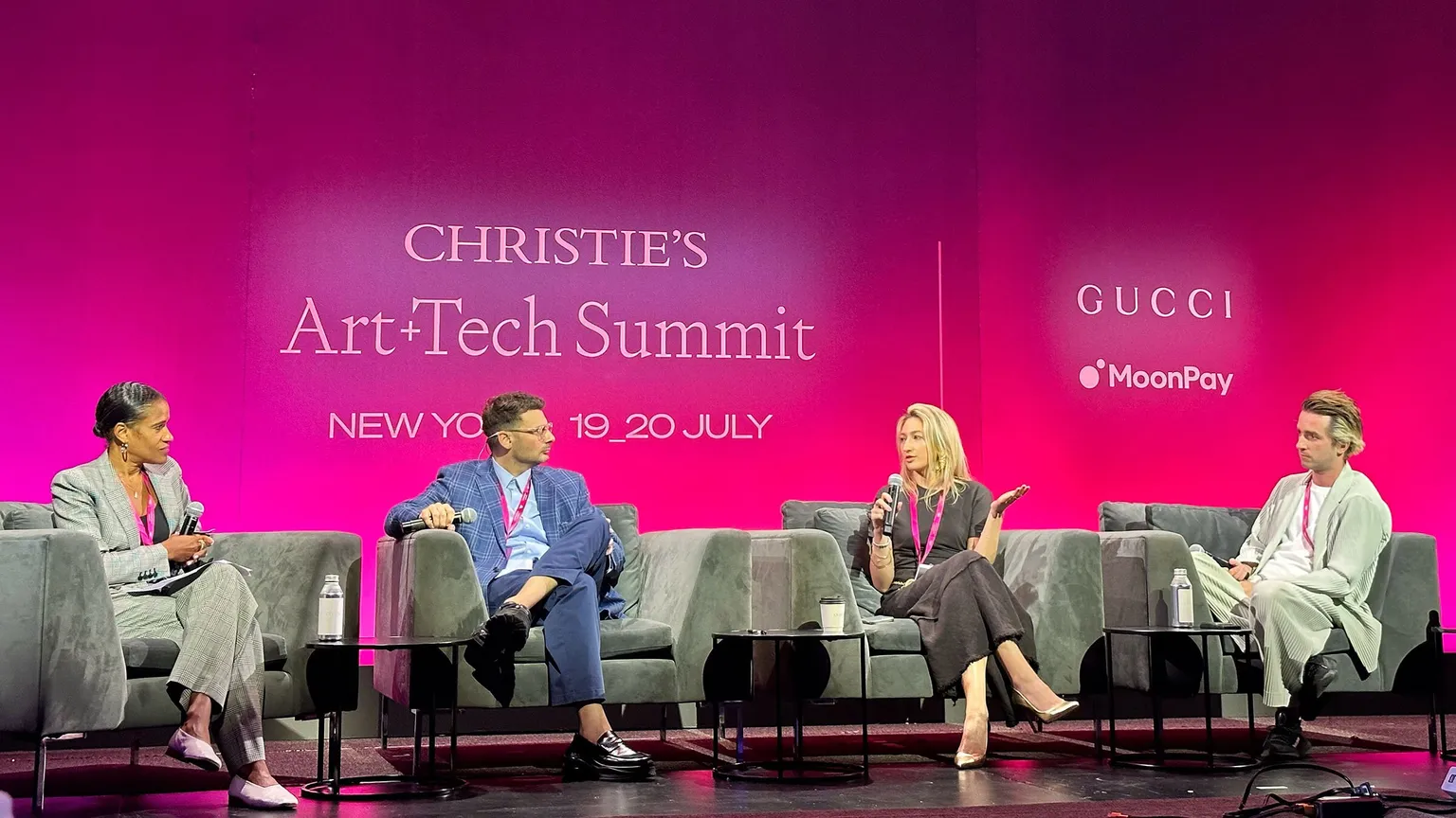 Still from Christie's Art+Tech Summit