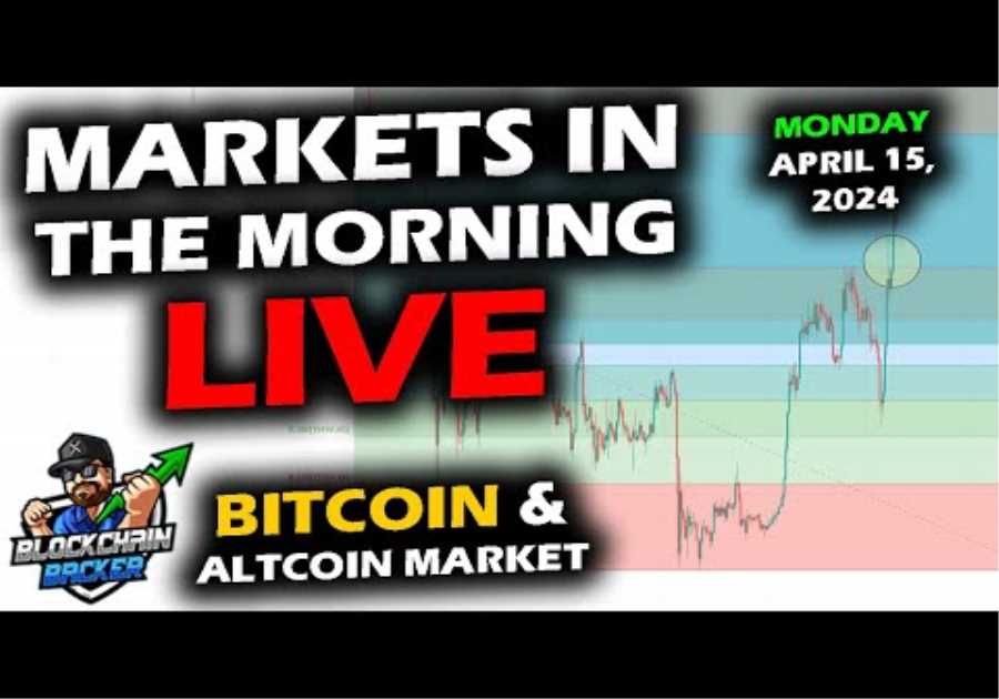 MARKETS in the MORNING, 4/15/2024, Bitcoin $66,100, Weekend Capitulation, DXY 105, Gold $2,357