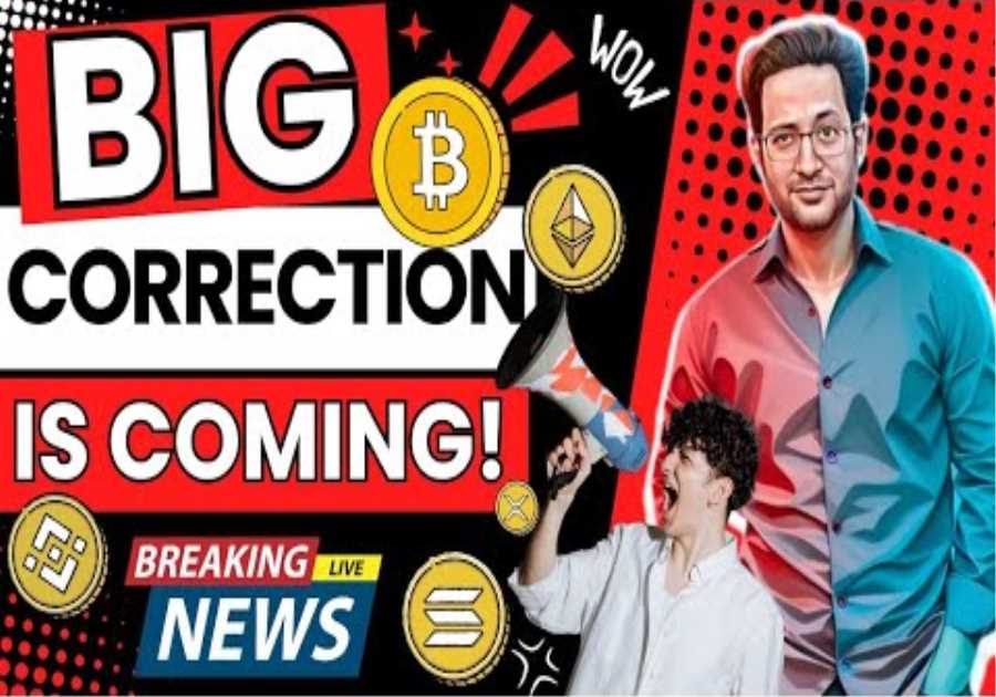 🚨 BIG CORRECTION 😱 Latest Crypto Market News Updates Today 📊