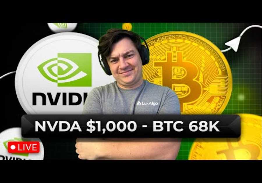 🔴ETH ETF APPROVED? NVDA MAKES 26 BILLION &amp; BTC RETESTS $68,000