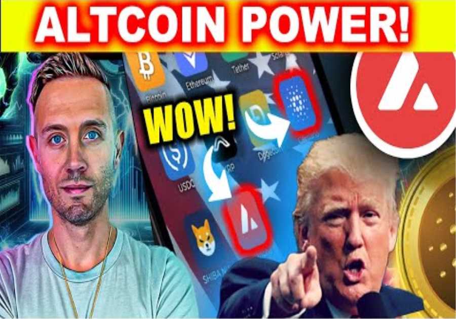 TRUMP Chooses Crypto! My CARDANO &amp; AVAX Power Play!
