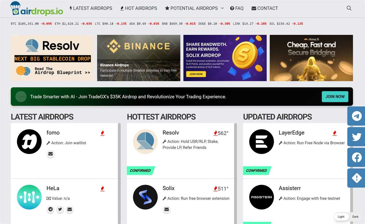 Key Tools for Farming Airdrops