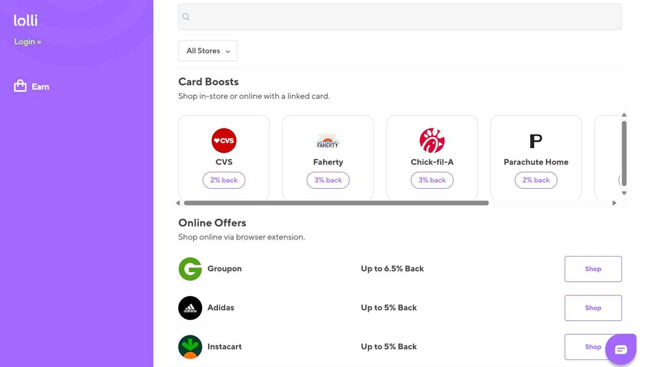 Shop and earn cashback in crypto