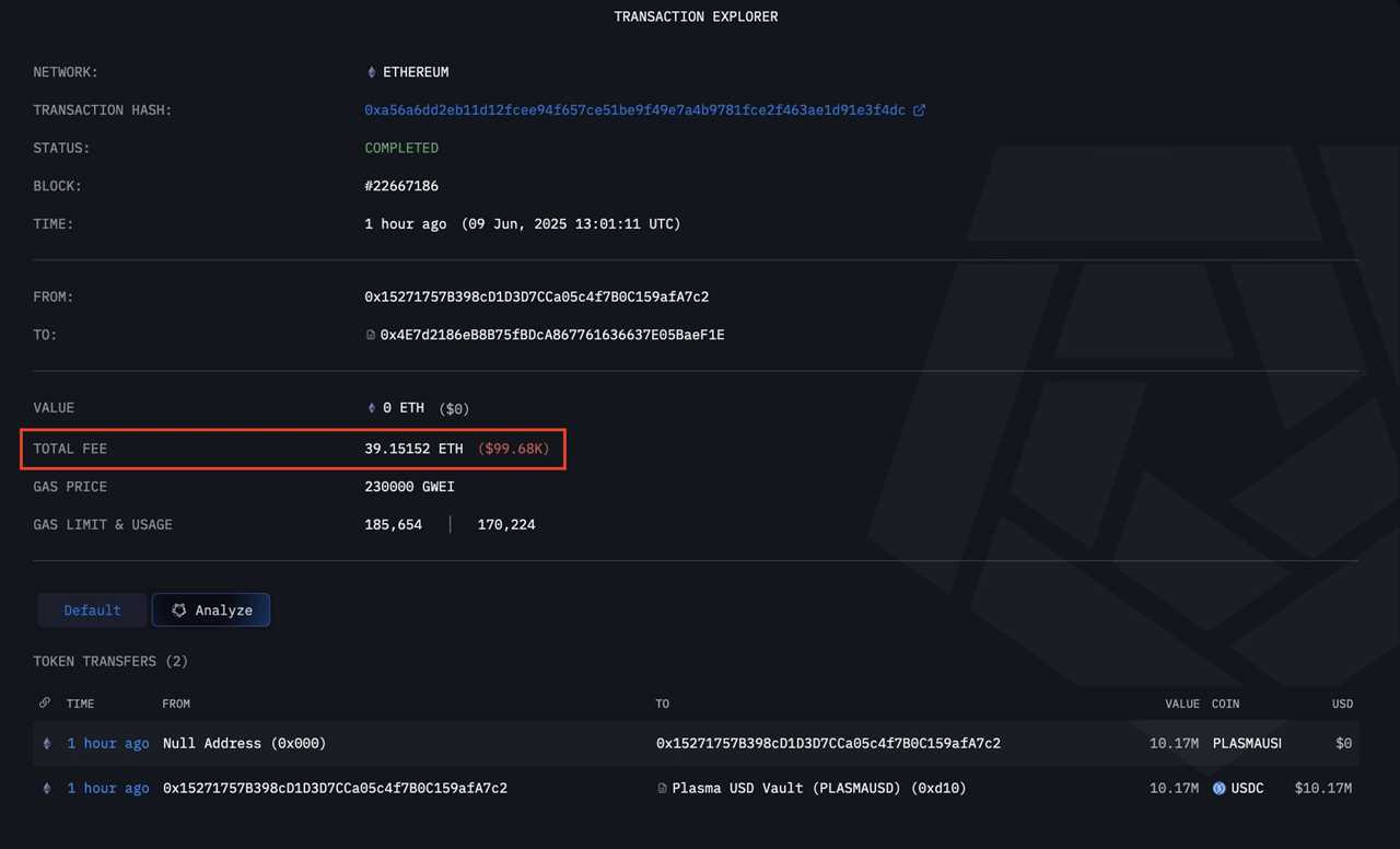 Plasma’s XPL Token Sale Sells Out in Minutes, Raising $500 Million