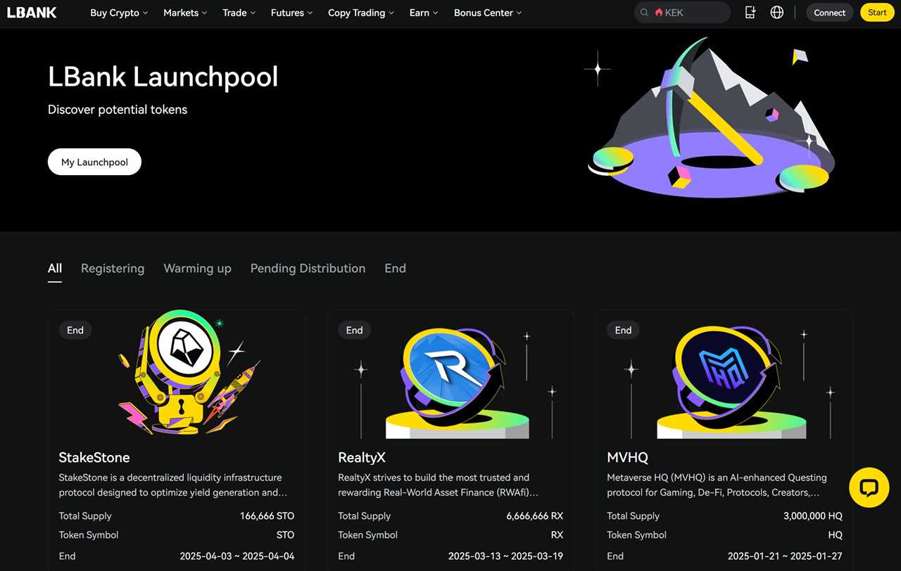 LBank Earn: Launchpool