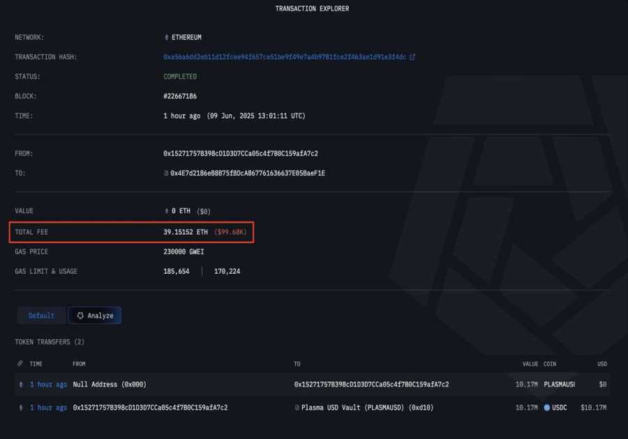 Plasma’s XPL Token Sale Sells Out in Minutes, Raising $500 Million