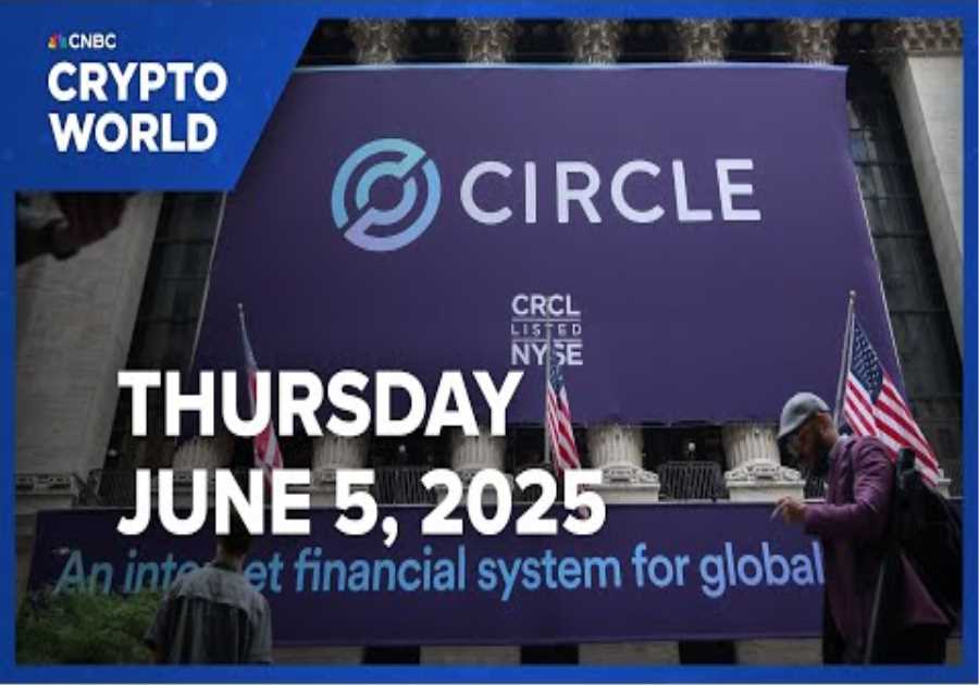 Circle shares surge after stablecoin issuer debuts on NYSE: CNBC Crypto World