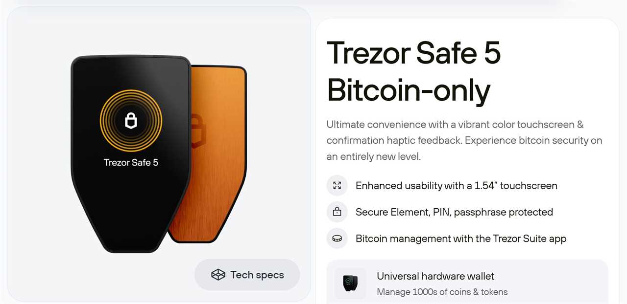 Trezor Safe 5  