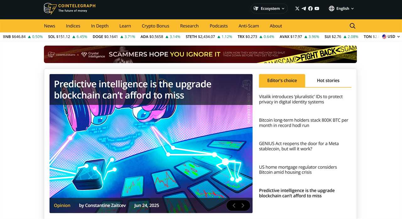 15+ Best Crypto News Websites to Follow in 2025