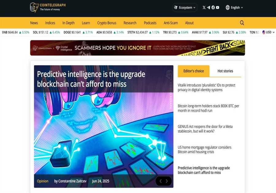 15+ Best Crypto News Websites to Follow in 2025
