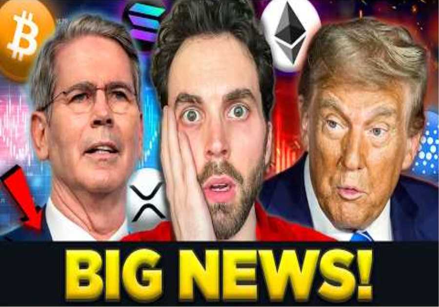 IT'S STAGED! 🇺🇸 Treasury Secretary Scott Bessent Reveals Crypto's Next Move (Solana &amp; XRP News)
