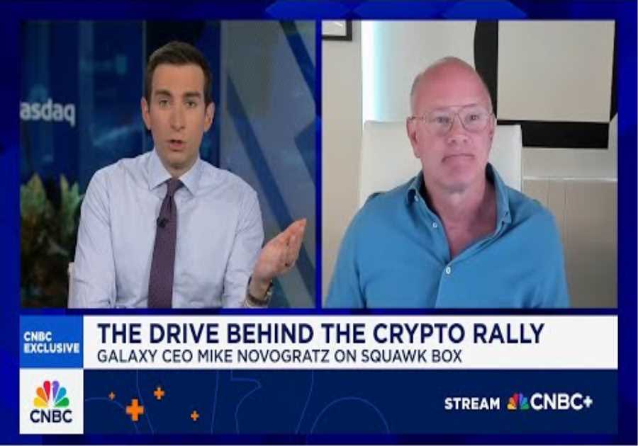 Galaxy CEO Michael Novogratz: Ether has a chance to outperform bitcoin in the next 3-6 months