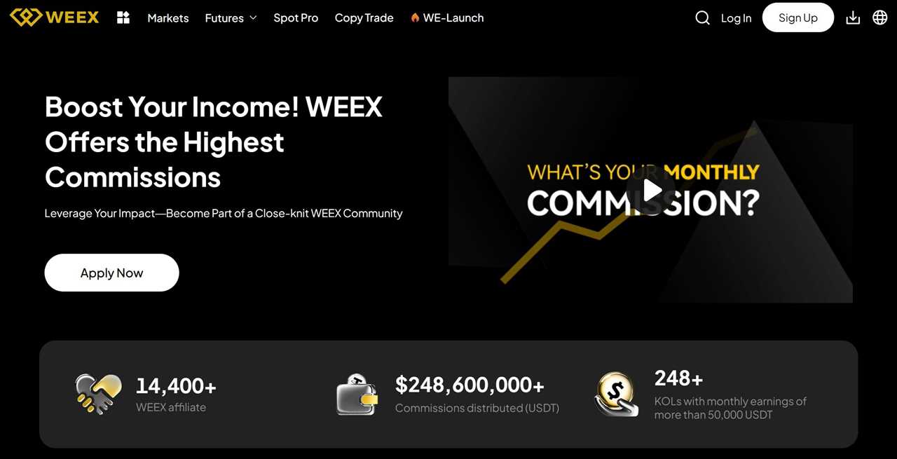 WEEX Affiliate Programs