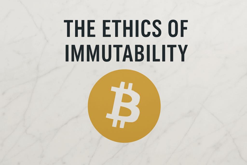 The Ethics of Immutability