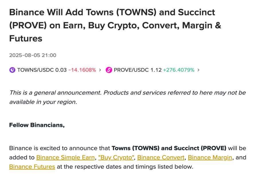 TOWNS Price Prediction: Key Levels and On-Chain Signals
