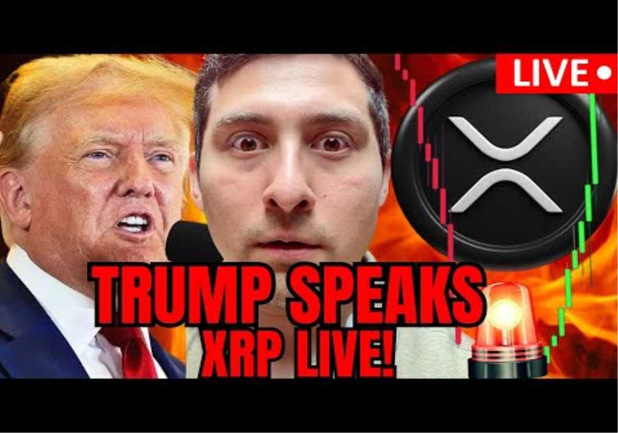 XRP FLASH CRASH NOW!🔴TRUMP SPEAKS LIVE