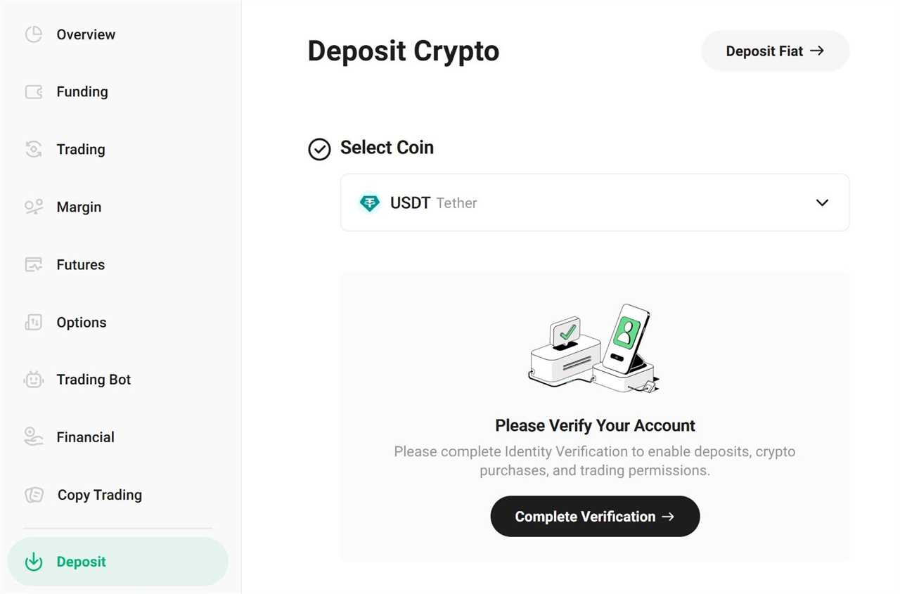 KuCoin Deposit Funds