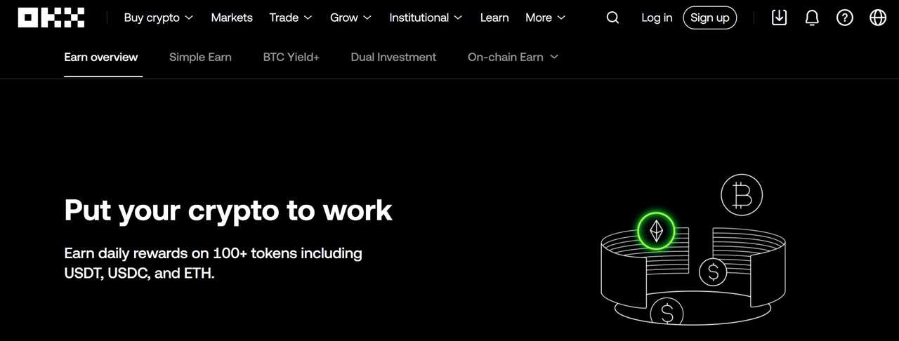 OKX Platform Review: Earn Products
