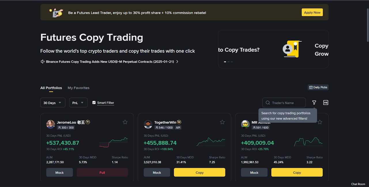 Binance Copy Trading