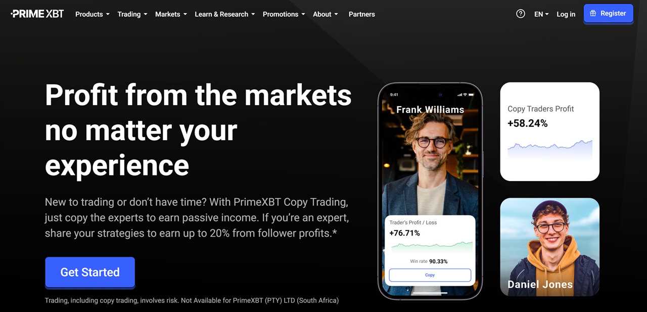 PrimeXBT copy trading