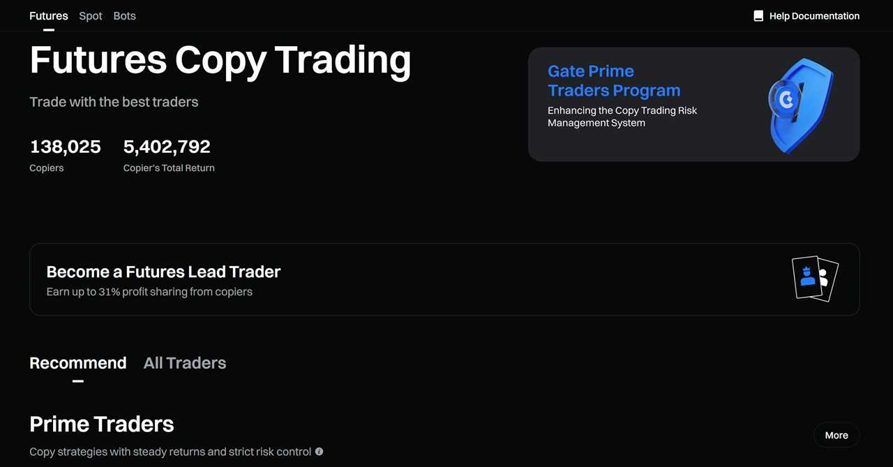 Gate.io copy trading