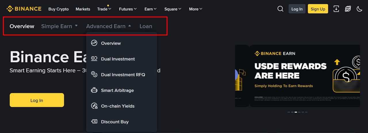 Binance Earn