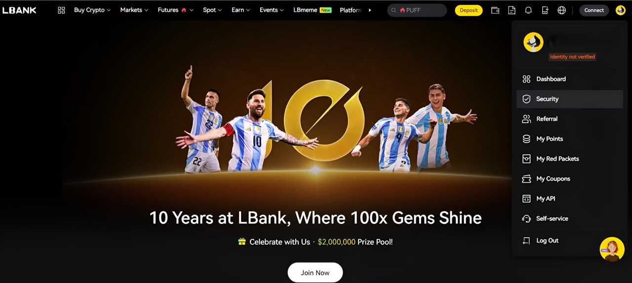 Complete KYC verification