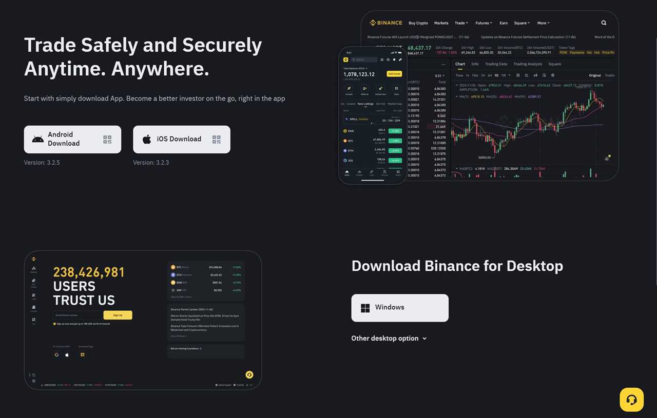 Binance Mobile app