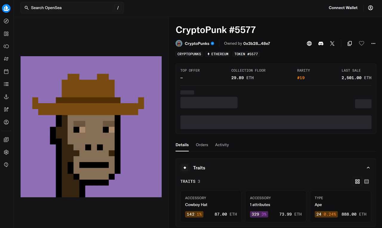 CryptoPunk #5577 – $7.7 Million