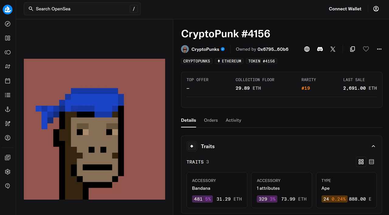 CryptoPunk #4156 – $10.26 Million
