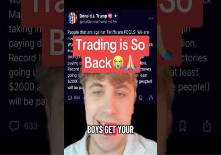 Trading and Crypto Are So Back😭🙏🏼