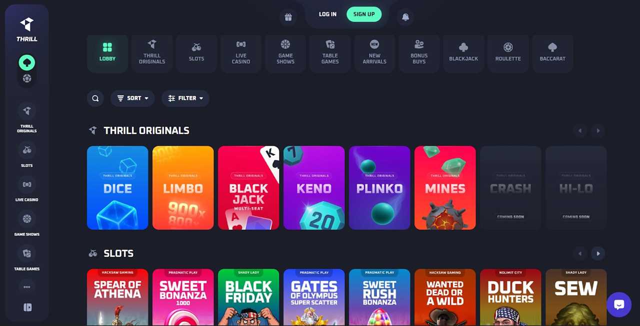 Thrill – Best for Rakeback Rewards and a Modern Crypto-First Experience