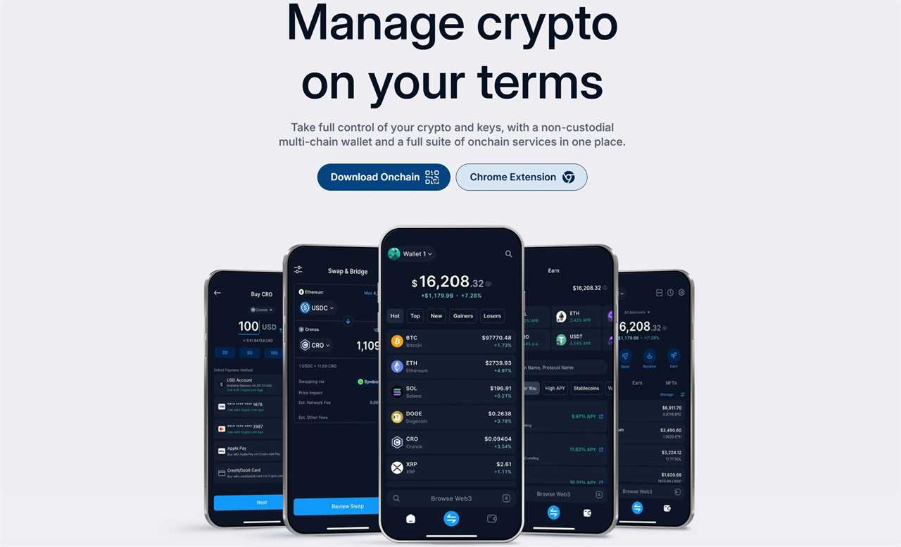 Crypto.com Onchain - Best Crypto Wallet for DeFi