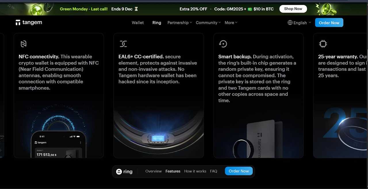Tangem Wallet - Most Secure Crypto Wallet