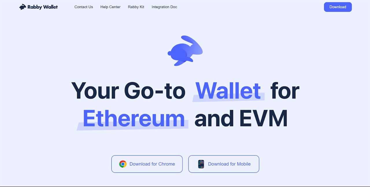 Rabby Wallet - Most Secure Crypto Wallet for EVM Chains