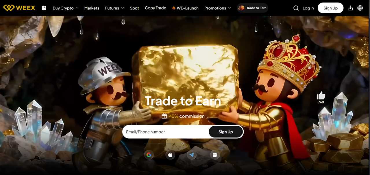 WEEX - No KYC Crypto Exchange