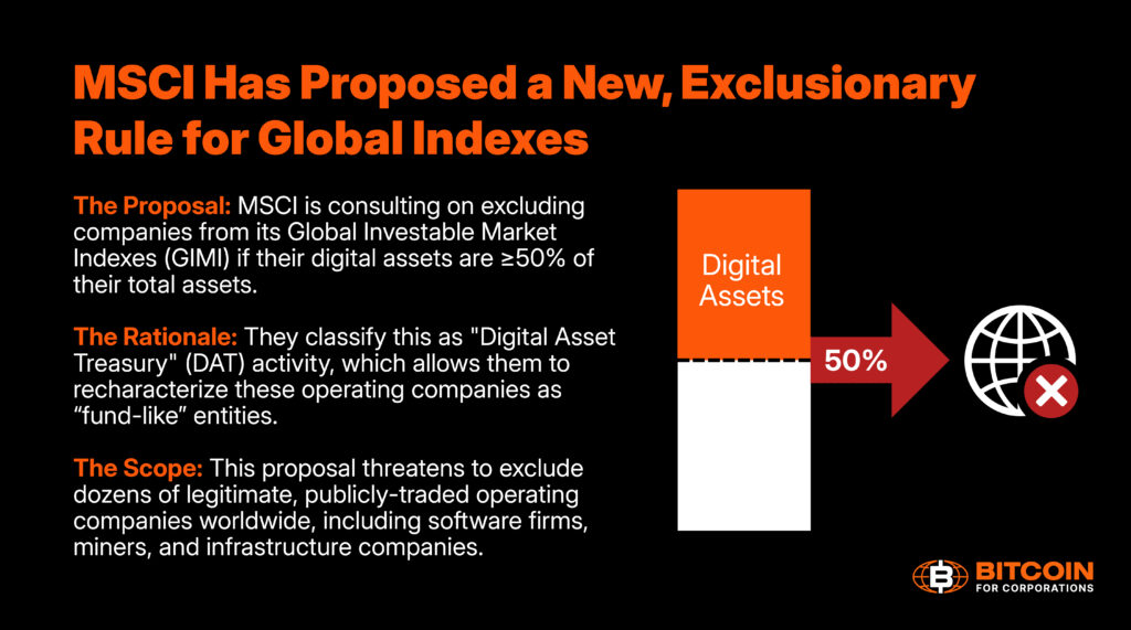 9 Ways MSCI’s Proposed Digital Asset Rule Could Undermine Index Neutrality