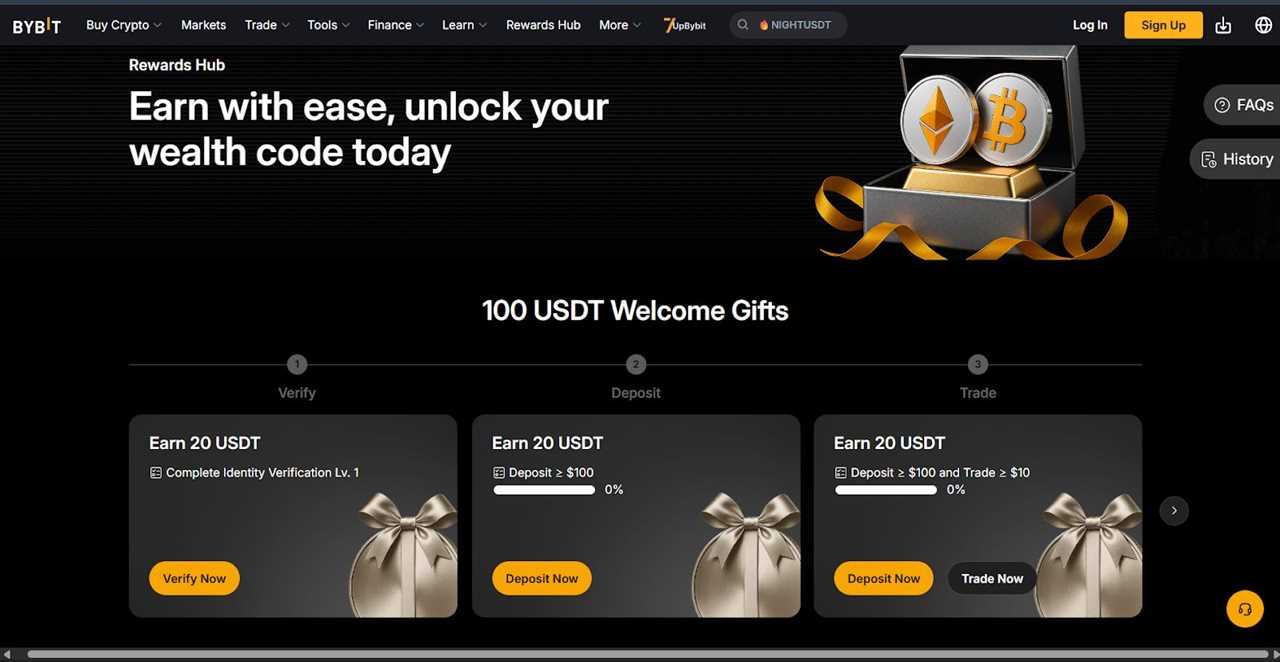 Bybit: Up to $30,100 in Crypto Welcome Bonuses