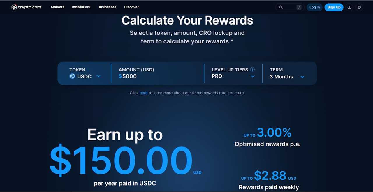 Crypto.com: $50 in CRO Tokens as Welcome Rewards