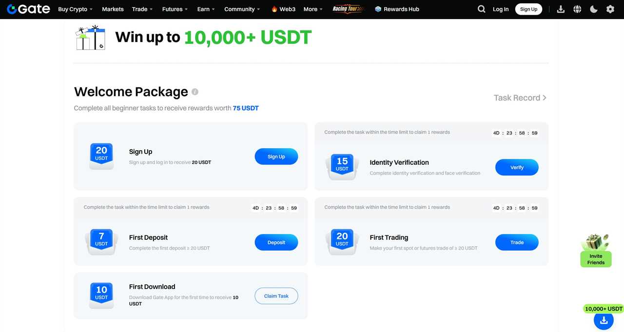 Gate.io: Up to $10,000 in Crypto Promotions