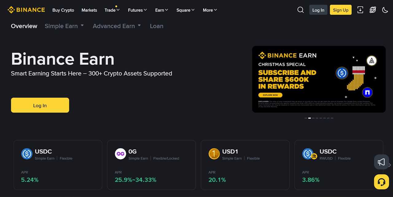 Binance Staking Platform