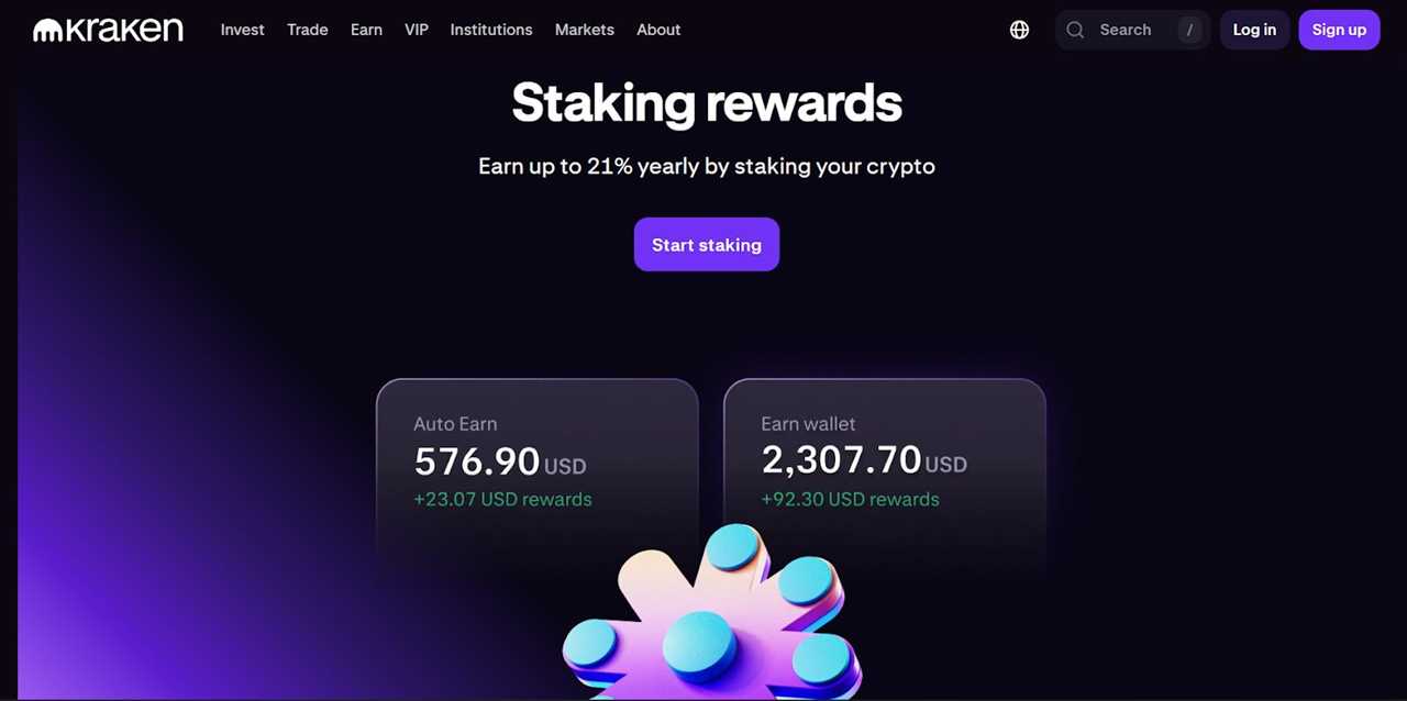 Kraken Staking Platform