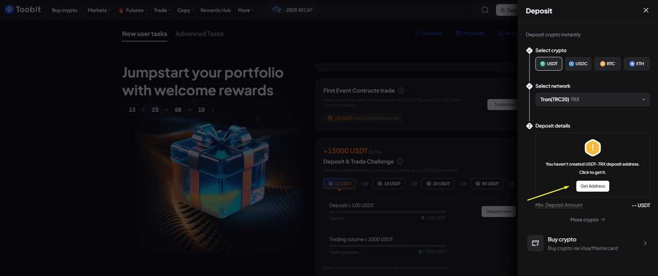 How to Deposit on Toobit?